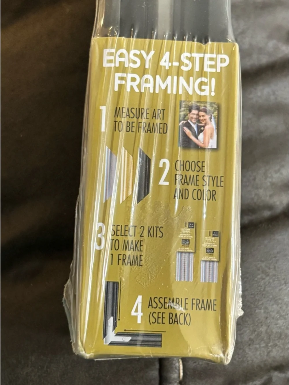 Black Wall Display Rail for Picture Hanging - Unbranded